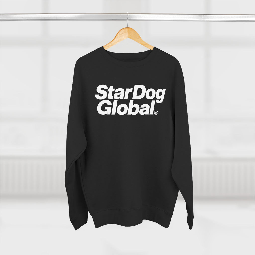 StarDog Global Minimal Logo Pullover Crewneck Sweatshirt for Unisex