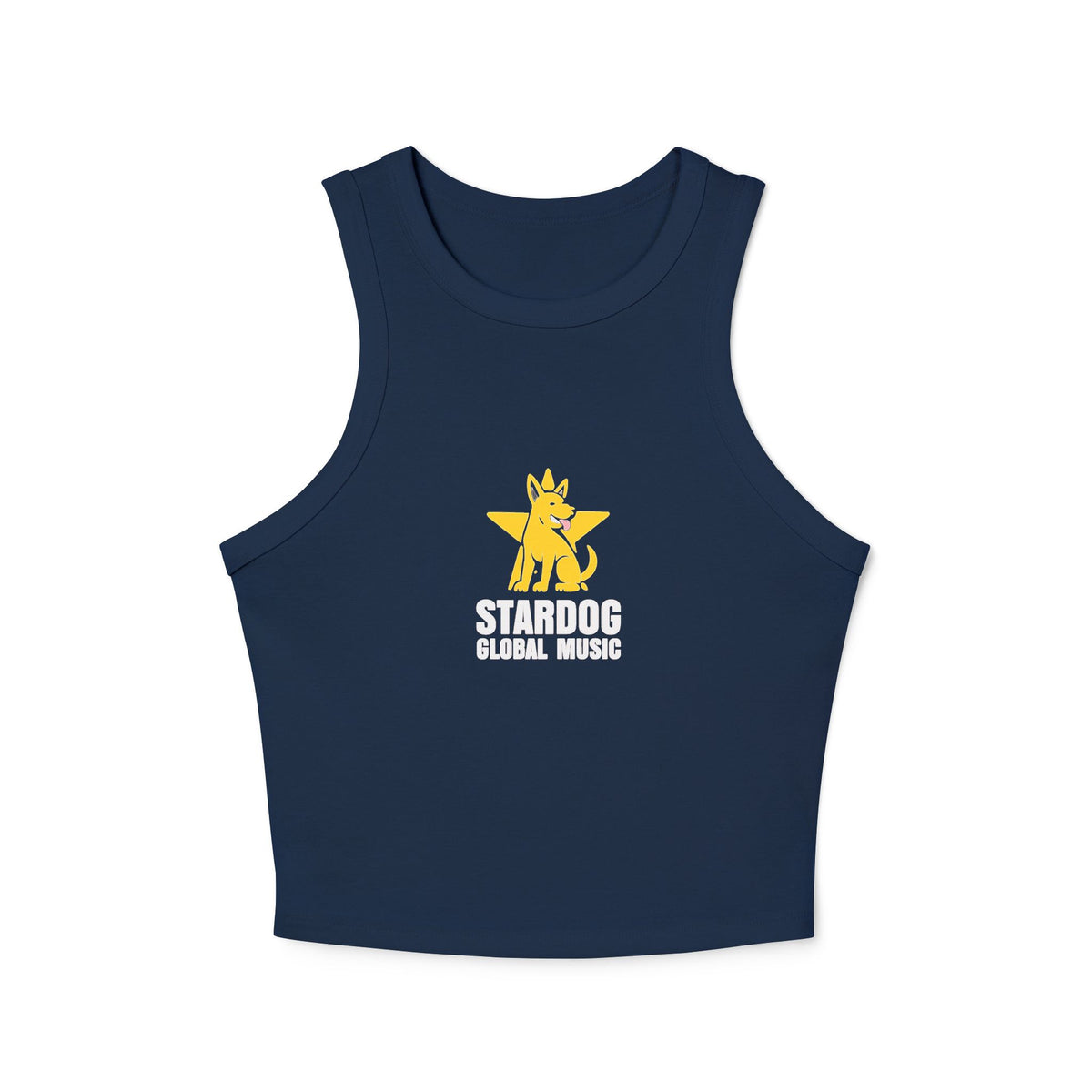 Stardog Global Music Women's Micro Rib Racer Tank Top