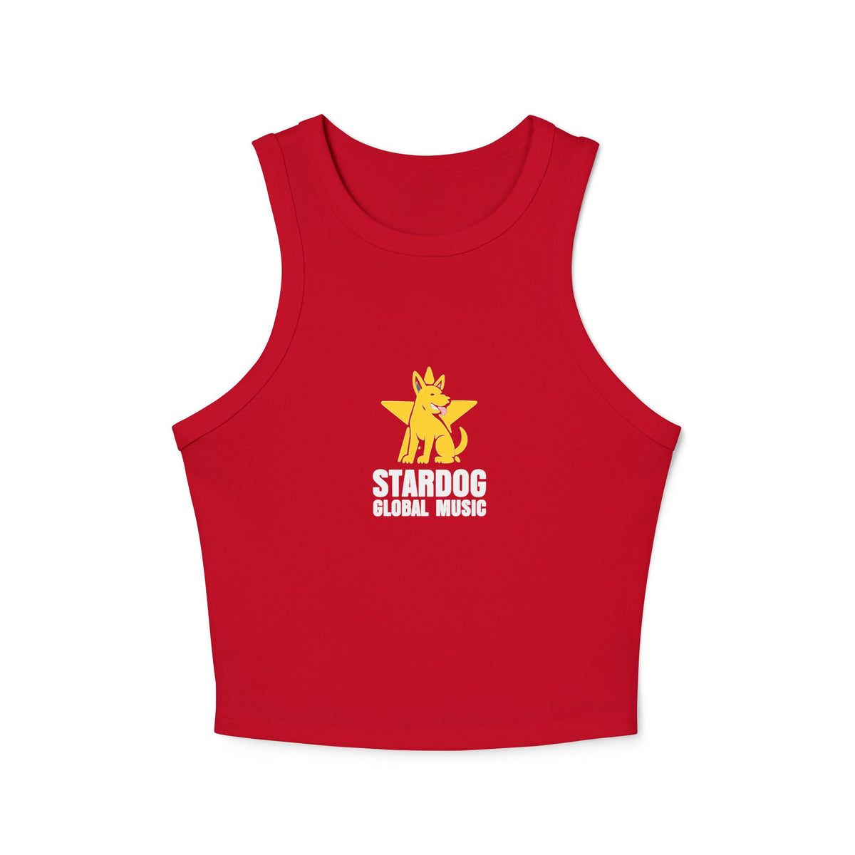 Stardog Global Music Women's Micro Rib Racer Tank Top