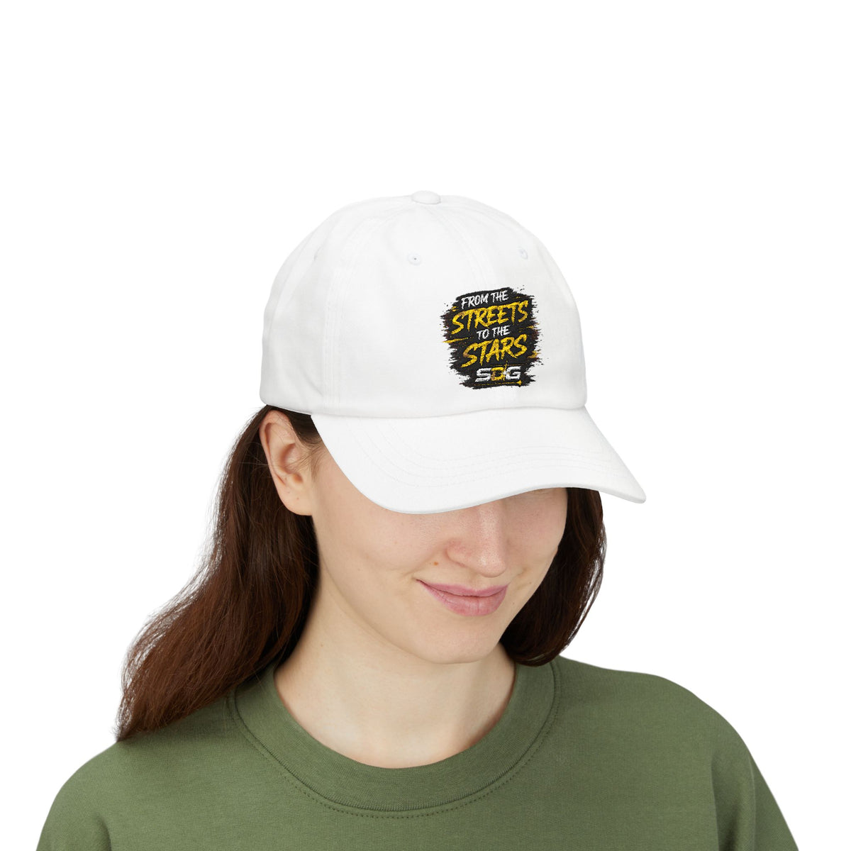 From the Streets to the Stars Embroidered Cotton Baseball Hat