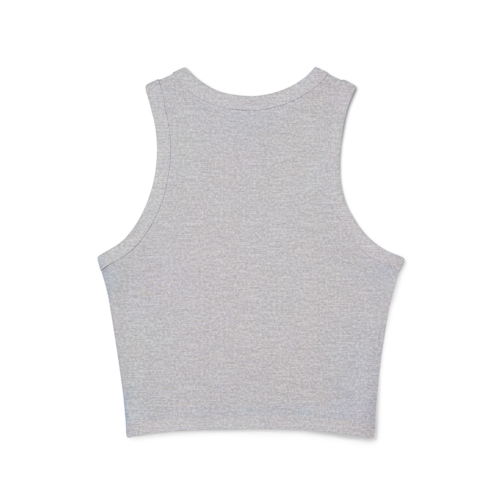 Star Dog Global Women’s Rib Racer Crop Tank Top