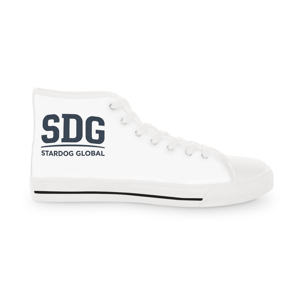SDG Stardog Global White High-Top Sneakers for Men
