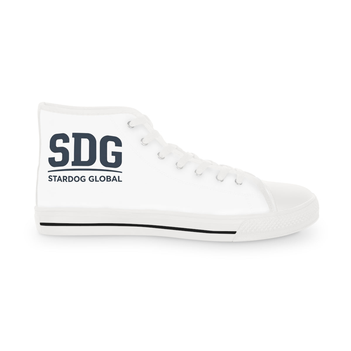 SDG Stardog Global White High-Top Sneakers for Men