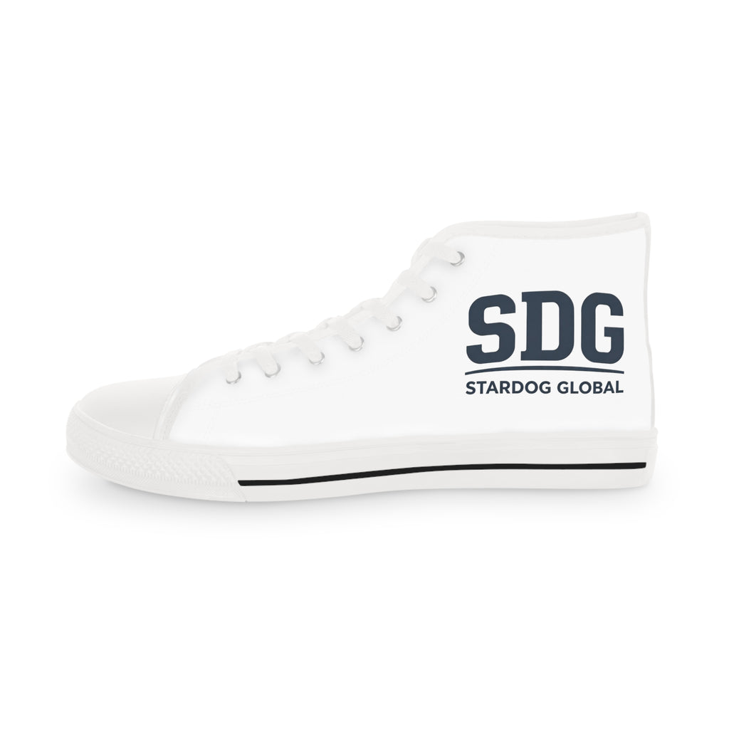 SDG Stardog Global White High-Top Sneakers for Men