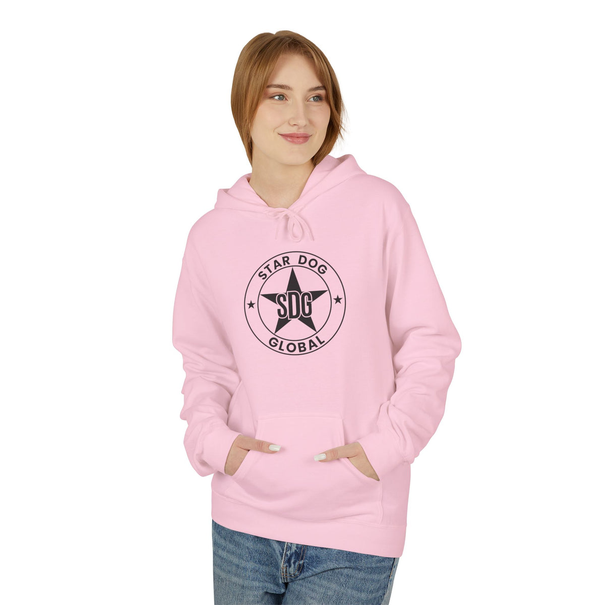 Star Dog Global Logo Unisex Fleece Hoodie