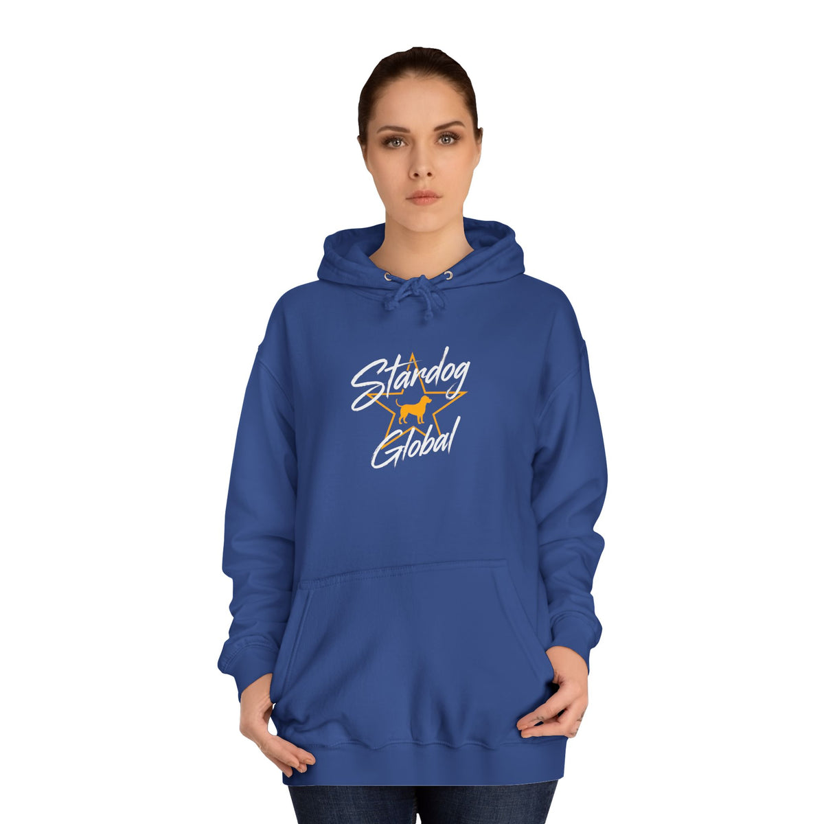 StarDog Global Vintage Script Logo Hoodie for Unisex