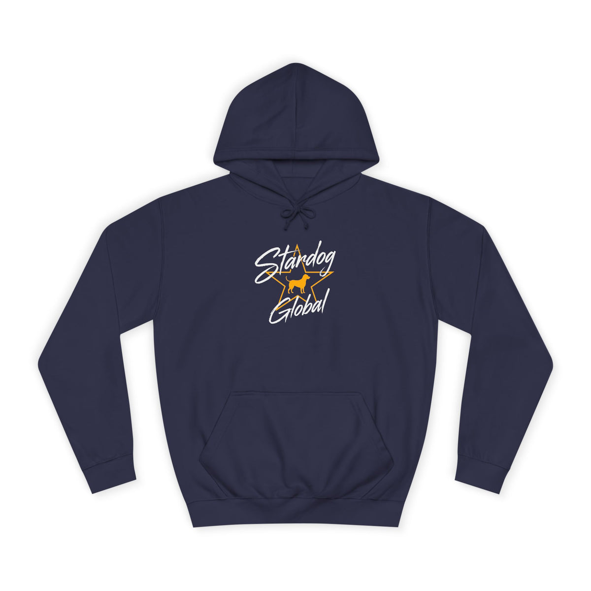 StarDog Global Vintage Script Logo Hoodie for Unisex