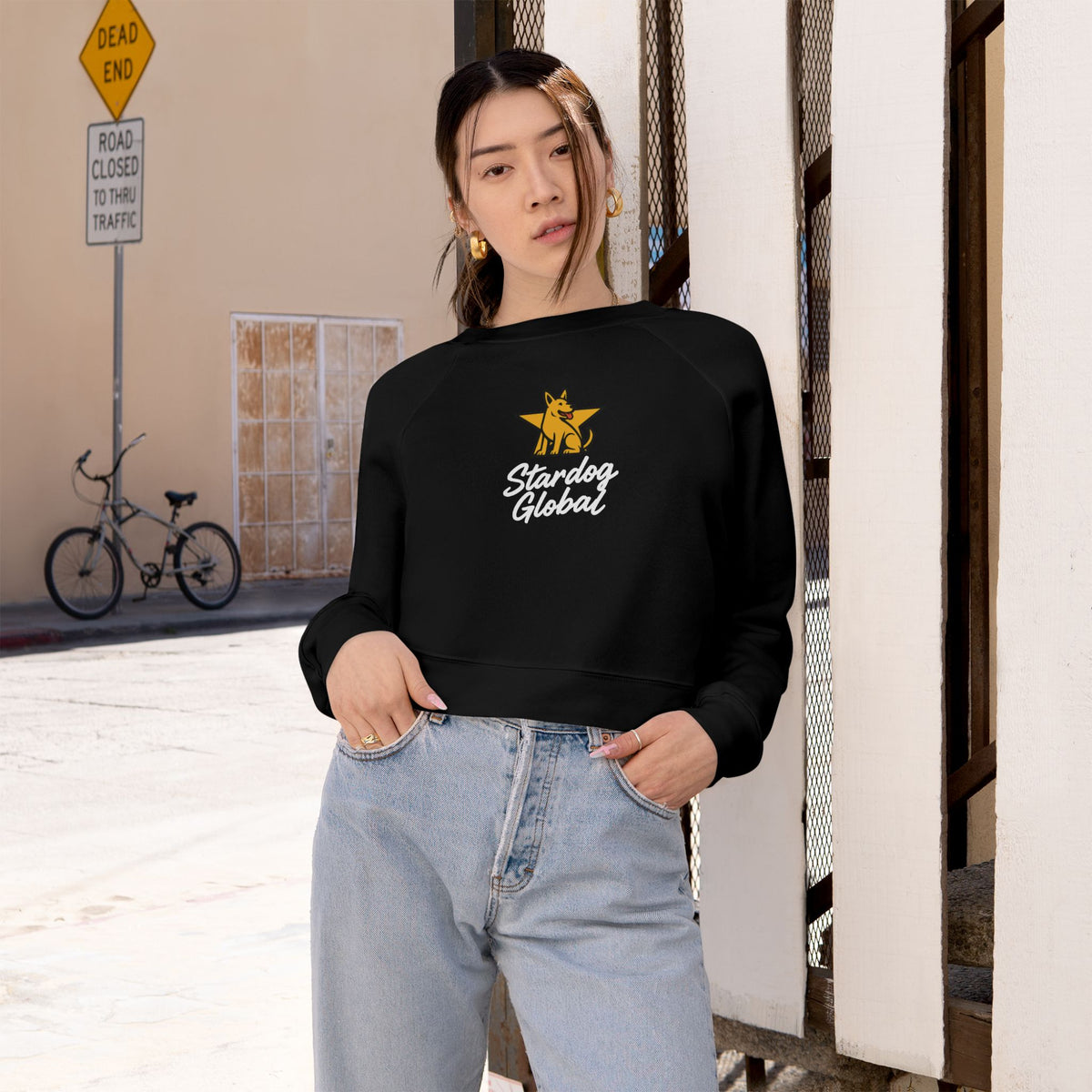 Stardog Global Logo Women’s Cropped Fleece Pullover