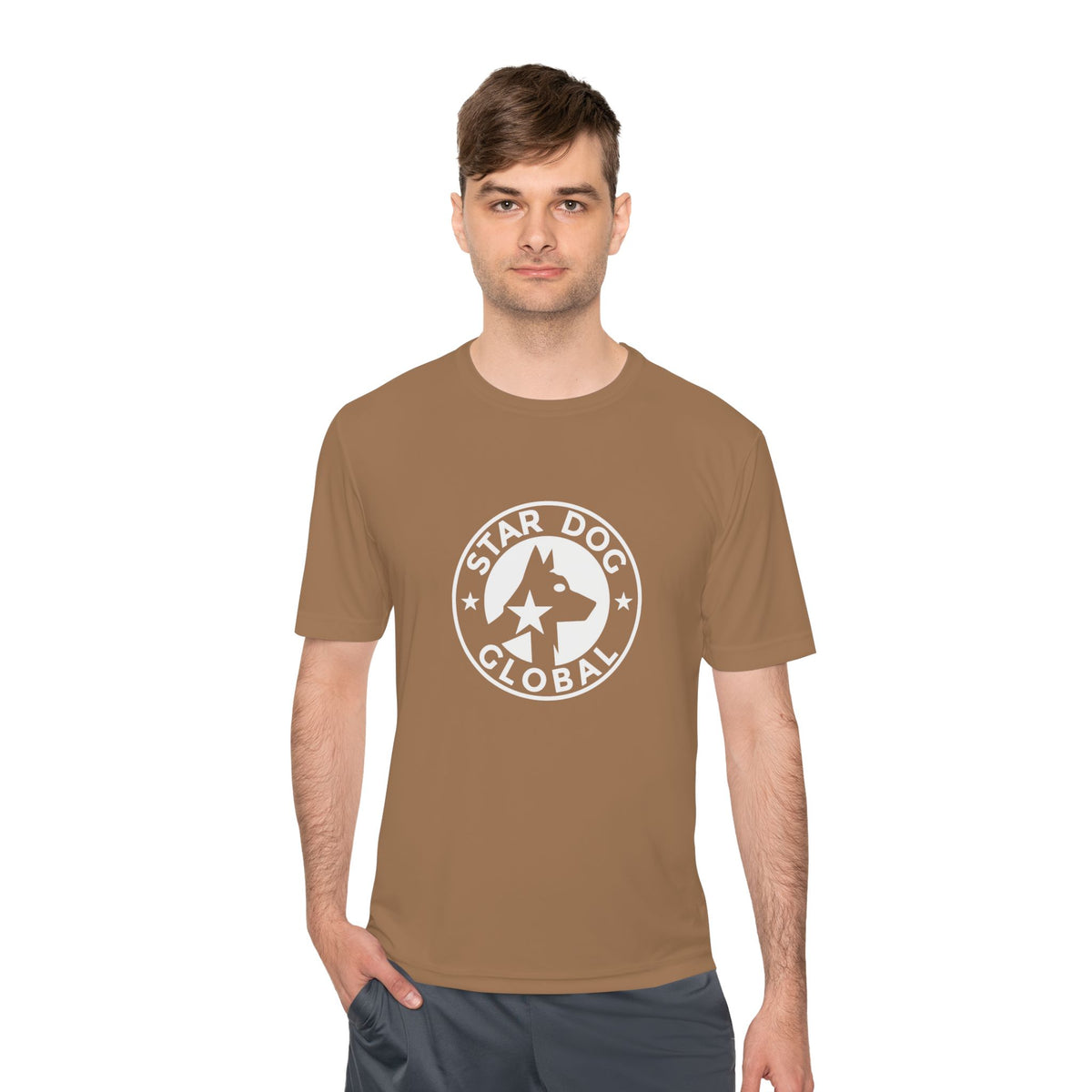 Star Dog Global Vintage Badge Moisture-Wicking Unisex T-Shirt